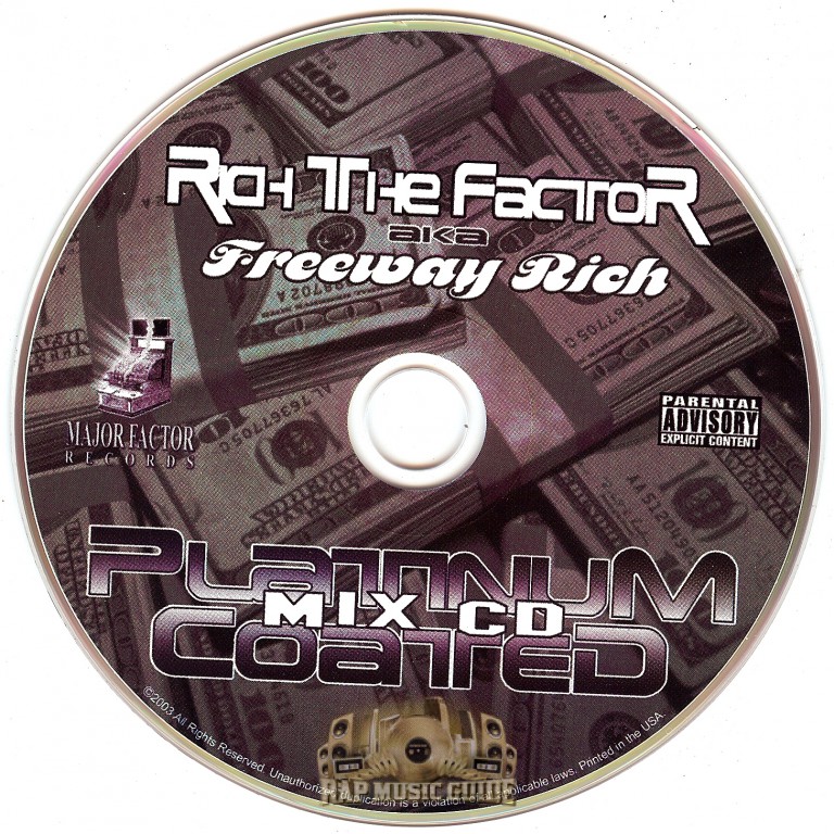 Rich The Factor - Platinum Coated Mix CD: 1st Press. CD